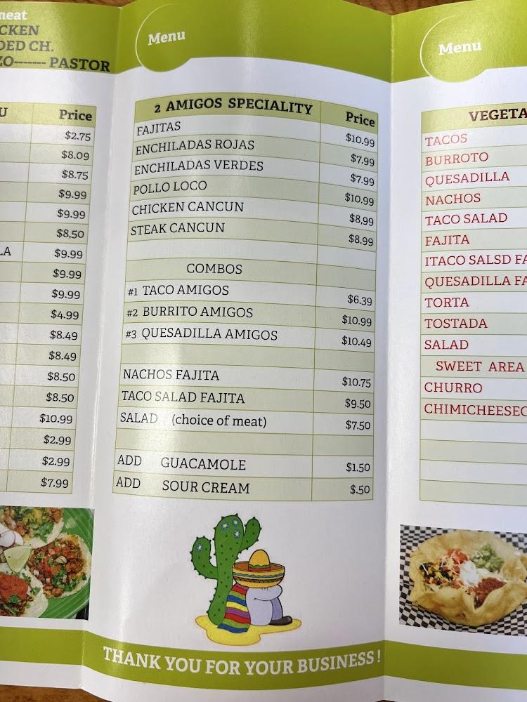 2 Amigos Kitchen Menu image 3
